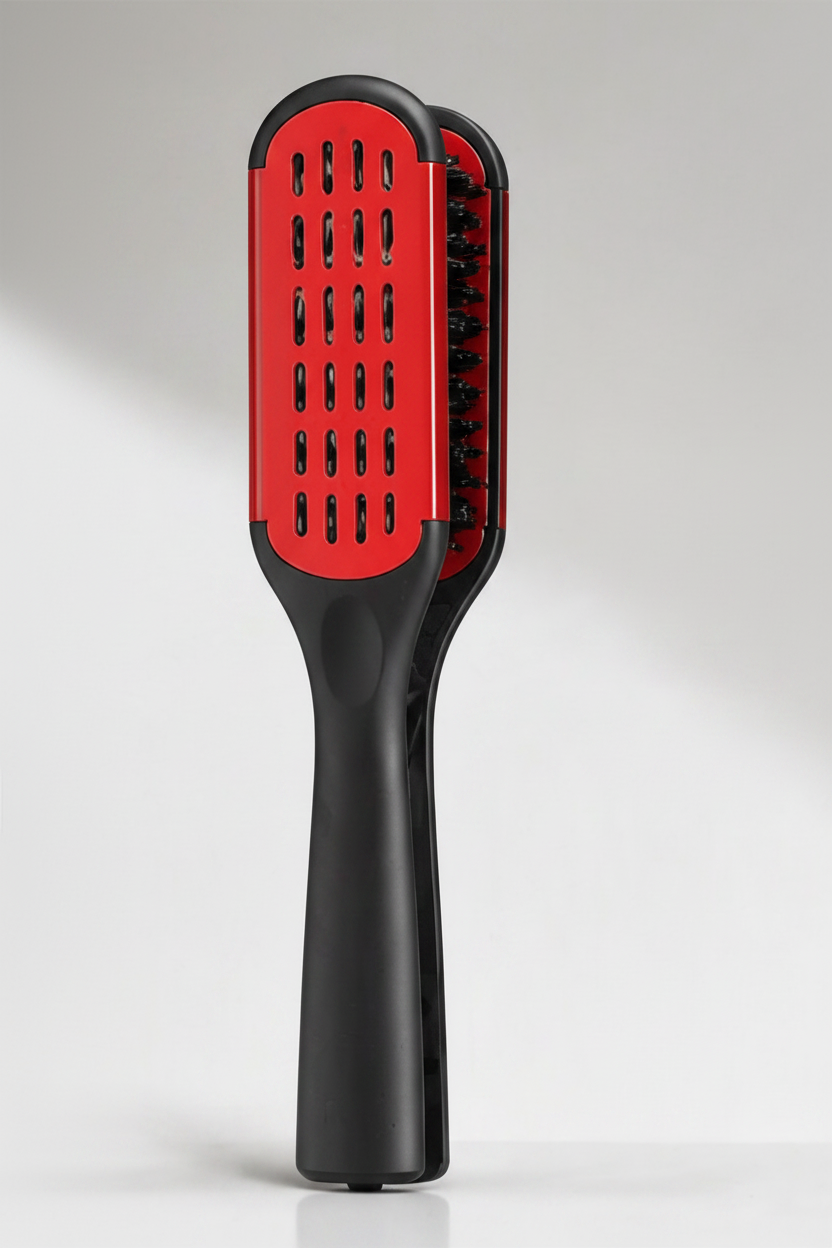 Glosse V-Pro: Cepillo Alisador Dual de Cerda Natural